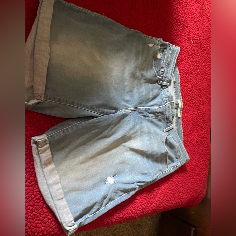 Levi’s  Bermuda length rolled cuff shorts
